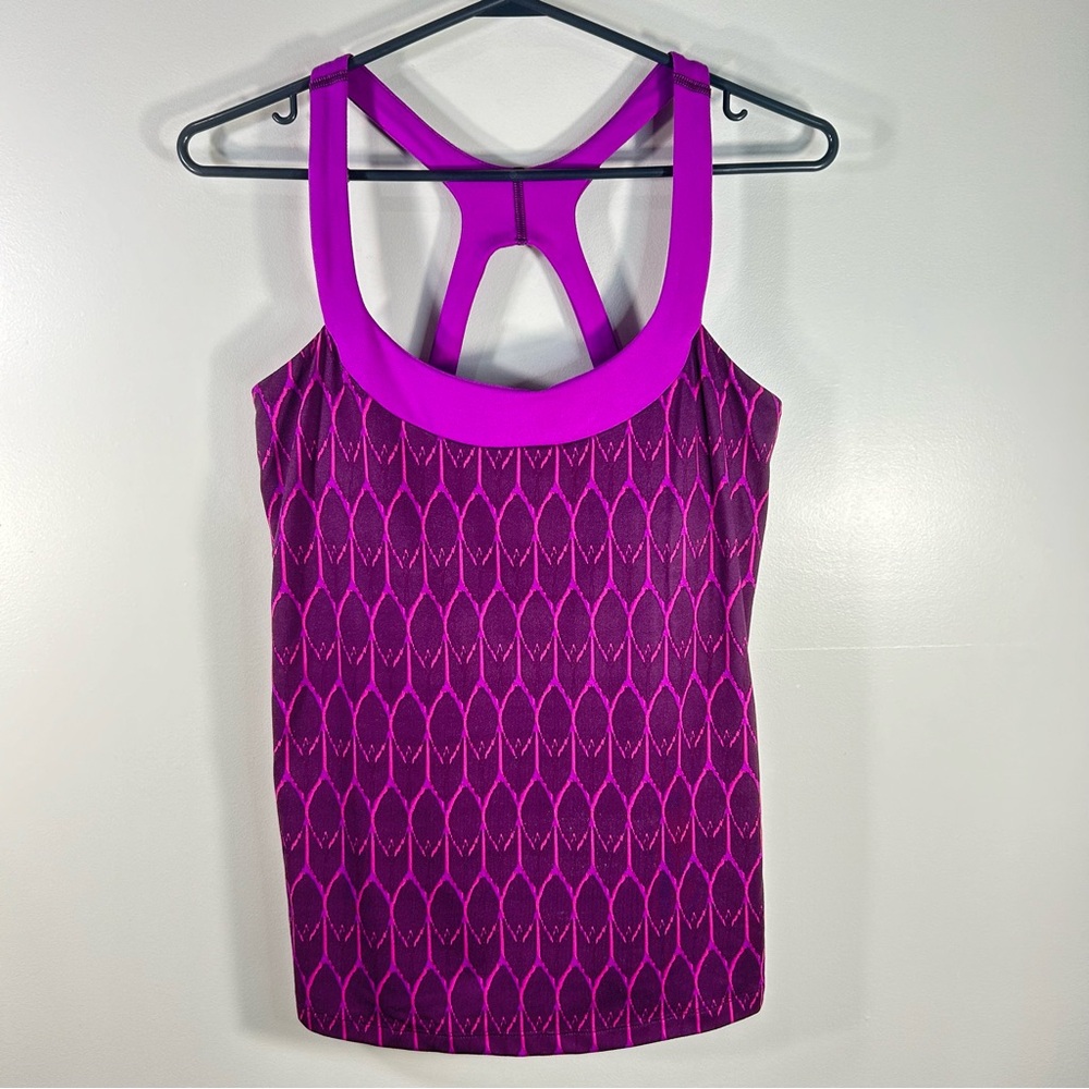 The North Face Workout Tank Top Moisture Wicking Built in Bra; Women’s Size Med